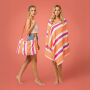 Towel to Go - Coral Coast Towel & Bag - Fuchsia Orange