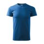 T-shirt men's Basic azure blue L