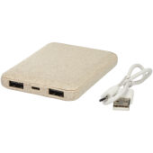 Asama 5000 mAh tarwestro powerbank - Beige Asama 5000 mAh tarwestro powerbank - Beige