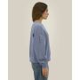 Stella Alma Vintage - Garment-dyed crewneck sweatshirt met een vrouwelijk cut - G. Dyed Blue Grey (XXL)