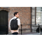 Bobby Soft, anti-diefstal rugzak, zwart, groen