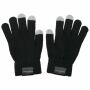 Polyester handschoenen Elena zwart