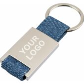 Denim sleutelhanger Ori blauw
