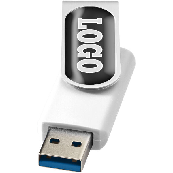 Rotate USB 3.0 met doming - Wit - 64GB