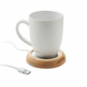MUGLET - Bamboe mokwarmer met USB - Hout