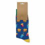 FUNNY L - Sokken met een grappig patroon - Royal Blauw FUNNY L - Sokken met een grappig patroon - Royal Blauw