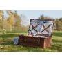 MADISON PARK - Picknickmand beige, blauw, bruin