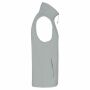 Bodywarmer van microfleece heren snow grey 5XL