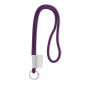 Polyester 2-kleurige koord-lanyard met full color label