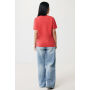 IQONIQ Yala dames lichtgewicht gerecycled katoen t-shirt, luscious red (XXS)