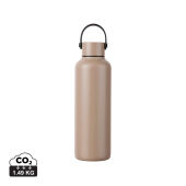 VINGA Baltimore RCS recycled SS fles 600 ML, greige