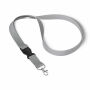 Afneembare polyester lanyard in Pantone-kleur met zeefdruk en metalen karabijnhaak Afneembare polyester lanyard in Pantone-kleur met zeefdruk en metalen karabijnhaak