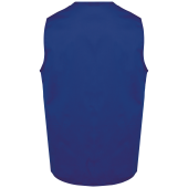 Gilet polykatoen multizakken Royal Blue 4XL