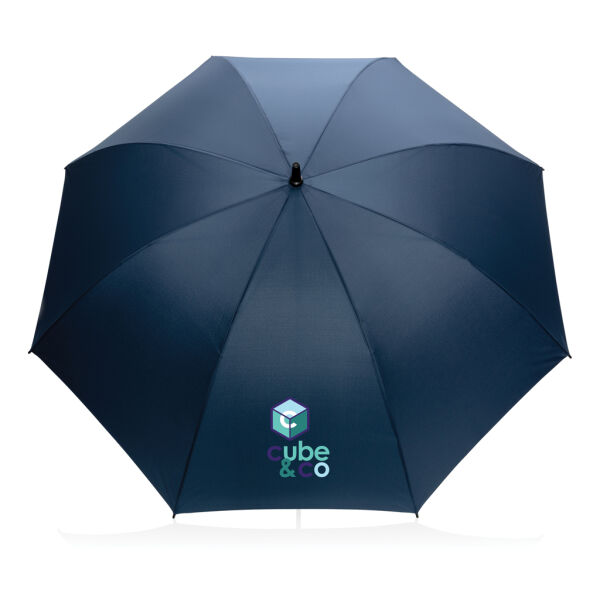 30" Impact AWARE™ RPET 190T storm proof paraplu, donkerblauw 30" Impact AWARE™ RPET 190T storm proof paraplu, donkerblauw