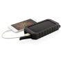 RCS recycled plastic solar powerbank 10W Wireless, zwart