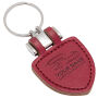 Sleutelhanger P02778, Leder, Rood