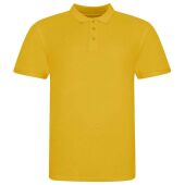 AWDis The 100 Cotton Piqué Polo Shirt, Mustard, S, Just Polos