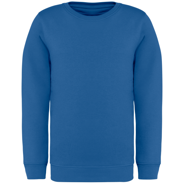 Ecologische kindersweater met ronde hals Ecologische kindersweater met ronde hals