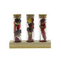 Dried Flowers - Trio tube & wood, Rood