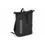 PU-gecoat R-PET 600D rolltop rugzak 20L - Zwart
