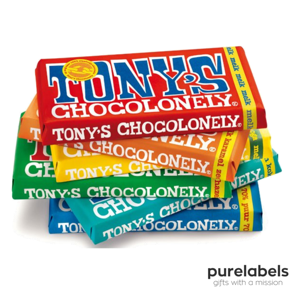 Paasgeschenk Tony's Chocolonely paasreep met wenskaart en verzendverpakking | Wenskaart blij ei Paasgeschenk Tony's Chocolonely paasreep met wenskaart en verzendverpakking | Wenskaart blij ei