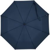 Agnes 21" opvouwbare paraplu met automatische opening van RPET - Marineblauw Agnes 21" opvouwbare paraplu met automatische opening van RPET - Marineblauw