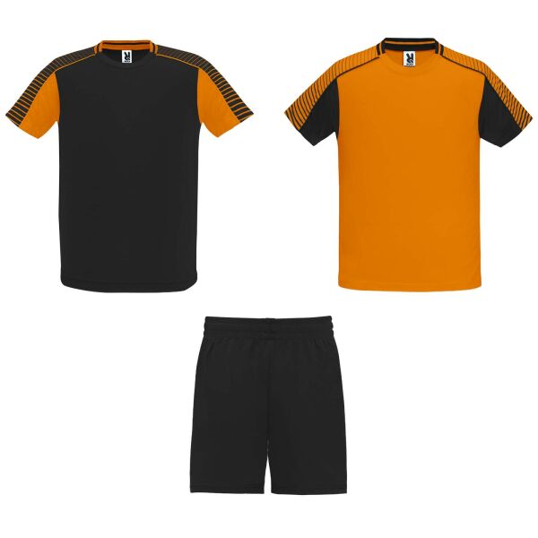 Juve sportset voor kinderen - Oranje/Zwart - 4 Juve sportset voor kinderen - Oranje/Zwart - 4