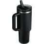 Stanley Quencher® ProTour 1180 ml gerecycled roestvrijstalen geïsoleerde beker met openklapbare deksel - Zwart Stanley Quencher® ProTour 1180 ml gerecycled roestvrijstalen geïsoleerde beker met openklapbare deksel - Zwart