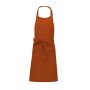 Apron - Halterschort burnt orange one size