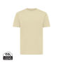 IQONIQ Sierra lichtgewicht gerecycled katoen t-shirt, cream yellow (XS)