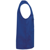 Gilet polykatoen multizakken Royal Blue 4XL