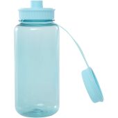 Ryder 900 ml RCS gecertificeerde RPET sportfles met multifunctioneel deksel - Turquoise