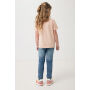 IQONIQ Koli kids lichtgewicht gerecycled katoen t-shirt, peach nectar (1112)