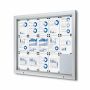 Vergrendelbaar Notitiebord Outdoor Met Gasveer 15x A4