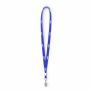Polyester tubulaire keycord met metalen klem