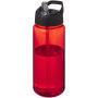 H2O Active® Octave Tritan™  600 ml sportfles met tuitdeksel - Rood/Zwart