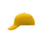 6 Panel Raver Cap gold-yellow one size
