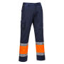 Hoge zichtbaarheid Lichtgewicht Contrast Class 1 Service Broek