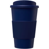 Americano® geïsoleerde beker van 350 ml met handgreep - Donkerblauw