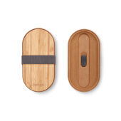 Black+Blum Stainless Steel Dubbele Bento Box, grijs