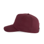 First - 5 panels cap Burgundy One Size