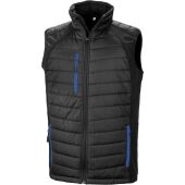 black/royal blue