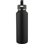 Gerecyclede RVS drinkfles (600 ml) Mace zwart