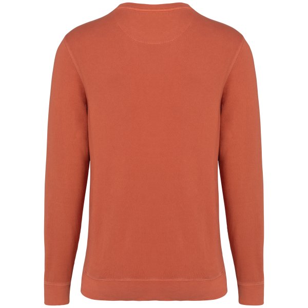 Ecologische uniseks sweater met ronde hals French Terry Washed Pomelo 4XL Ecologische uniseks sweater met ronde hals French Terry Washed Pomelo 4XL