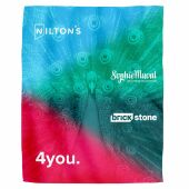 Sherpa sublimatie fleeceplaid 150x120 cm, 300 gr/m² - Wit Sherpa sublimatie fleeceplaid 150x120 cm, 300 gr/m² - Wit