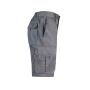 TWO-TONE MULTI-POCKET BERMUDA SHORTS, GREY/SKY BLUE, 54, VELILLA