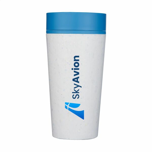 Circular&Co Recycled Coffee Cup 340 ml Kaffeebecher - weiß/blau Circular&Co Recycled Coffee Cup 340 ml Kaffeebecher - weiß/blau