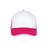 Trucker - Pet 5 panelen White / Fuchsia One Size