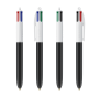 BIC® 4 Colours® balpen + Lanyard 4 Colours ballpen LP black_UP&RI white BIC® 4 Colours® balpen + Lanyard 4 Colours ballpen LP black_UP&RI white