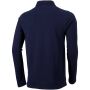 Oakville herenpolo met lange mouwen - Navy - XS
